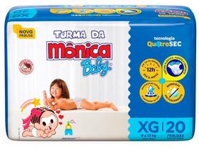 Fralda Turma da Mônica Baby Tam. XG 9 a 13kg - 20 Unidades