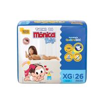 Fralda Turma da Mônica Baby XG com 26 unidades - 9 a 13 kg