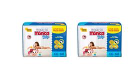 Fralda Turma da Mônica Hiper BAG Pacotão - TAM XG - 136 unidades - Atacado Barato