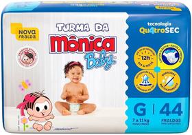 Fralda turma da monica mega g 44 unidades Fralda turma da monica mega g 44 unidades