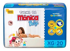 Fralda turma da monica xg com 20 uni