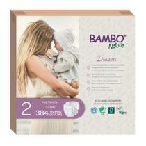 Fraldas Bambo Nature Dream hipoalergênicas tamanho 2 (7-13 libras)