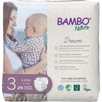 Fraldas Bambo Nature Hipoalergênicas Tamanho 3 (9-18 lbs)