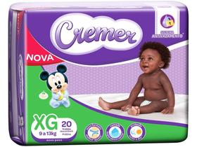 Fraldas Cremer Disney Baby Tam. XG - 9 a 13kg 20 Unidades