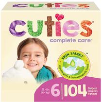 Fraldas Cuties Skin Smart Absorvente Hipoalergênico Tamanho 6 104