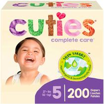 Fraldas Cuties Skin Smart - Tamanho 5 (200 unidades) - Absorvente e Hipoalergênicas Fraldas Cuties Skin Smart - Tamanho 5 (200 unidades) - Absorvente e Hipoalergênicas