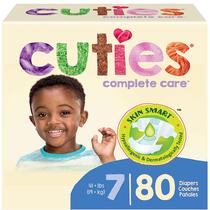 Fraldas Cuties Skin Smart - Tamanho 7 (80 unidades) - Absorvente e Hipoalergênicas