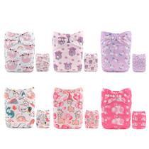 Fraldas de Pano ALVABABY - Pacote com 6 Inserções para Bebês