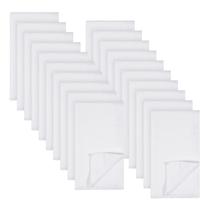 Fraldas de pano Gerber Birdseye Flatfold unissex, pacote com 20 unidades, brancas