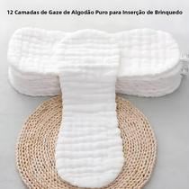 Fraldas De Pano Para Bebê 5pcs 10pcs 12 Camadas De Algodão Puro Laváveis Reutilizáveis Com Inserto Fraldas De Pano Para Bebê 5pcs 10pcs 12 Camadas De Algodão Puro Laváveis Reutilizáveis Com Inserto