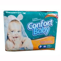 Fraldas Descartáveis Confort Baby Mega P 80 Und Fraldas Descartáveis Confort Baby Mega P 80 Und