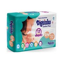 Fraldas descartaveis diguinho rn c/32 unid Fraldas descartaveis diguinho rn c/32 unid