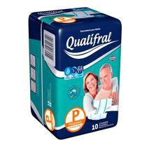 Fraldas Descartáveis Geriátrica Qualifral P 10 Unidades Fraldas Descartáveis Geriátrica Qualifral P 10 Unidades