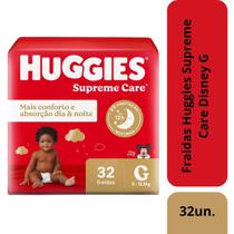 Fraldas Descartáveis Huggies Supreme Care TAM G 32 Unidades Fraldas Descartáveis Huggies Supreme Care TAM G 32 Unidades