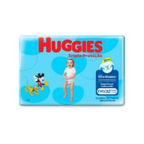 Fraldas Descartáveis Huggies Tripla Proteção Xxg 32 Und