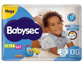 Fraldas Descartaveis Infantil Babysec Ultrasec Galinha Pintadinha Mega XXG 28 Un Fraldas Descartaveis Infantil Babysec Ultrasec Galinha Pintadinha Mega XXG 28 Un