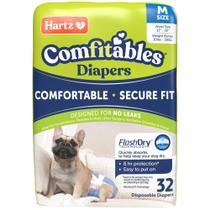 Fraldas descartáveis para cães Hartz Size M 32 unidades