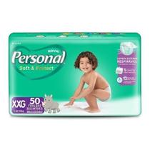 Fraldas Descartáveis Personal Baby - Pacote Hiper Tam XXG 50 Unidades