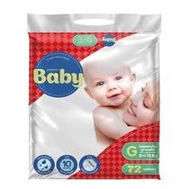 Fraldas descartaveis primeiro baby hyper g c/72 un Fraldas descartaveis primeiro baby hyper g c/72 un