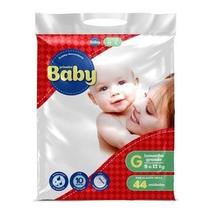 Fraldas descartaveis primeiro baby mega g c/44 un Fraldas descartaveis primeiro baby mega g c/44 un