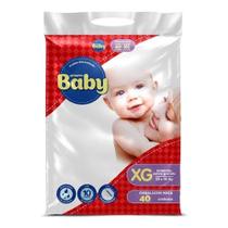 Fraldas descartaveis primeiro baby mega xg 40 un Fraldas descartaveis primeiro baby mega xg 40 un