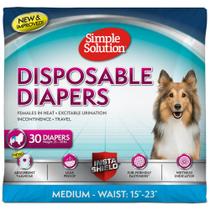 Fraldas Descartáveis Simple Solution True Fit para Cadelas (M, 30 unidades) Fraldas Descartáveis Simple Solution True Fit para Cadelas (M, 30 unidades)