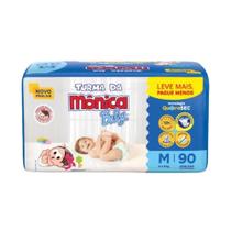 Fraldas descartaveis turma monica giga m c/90 und