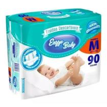 Fraldas Descartável Infantil Enzzo Baby - Tamanho M - 90 Unidades
