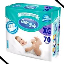 Fraldas Descartável Infantil Enzzo Baby - Tamanho XG - 70 Unidades