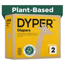 Fraldas DYPER Baby Tamanho 2 (12-18 lbs) - Pacote com 192 Unidades - Alternativa Ecológica