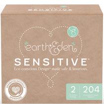 Fraldas Earth & Eden Sensitive Tamanho 2 - Pacote com 204 Unidades Fraldas Earth & Eden Sensitive Tamanho 2 - Pacote com 204 Unidades