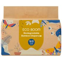 Fraldas ECO BOOM Tamanho 2 Embalagem sustentável de viscose de bambu