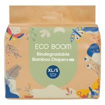 Fraldas ECO BOOM Tamanho 5 Embalagem sustentável de viscose de bambu Fraldas ECO BOOM Tamanho 5 Embalagem sustentável de viscose de bambu