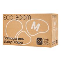 Fraldas ECO BOOM Viscose de Bambu Tamanho 3 (6-10kg) - Pacote com 68 Unidades Fraldas ECO BOOM Viscose de Bambu Tamanho 3 (6-10kg) - Pacote com 68 Unidades