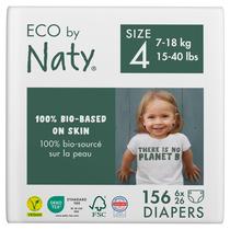 Fraldas Ecológicas Naty Tamanho 4 Base Vegetal 156 Unidades Fraldas Ecológicas Naty Tamanho 4 Base Vegetal 156 Unidades