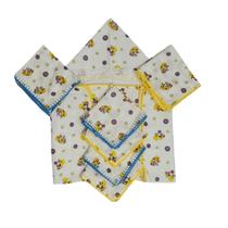 Fraldas Estampadas 1 Toalha de Banho 2 Ombro e 4 Boca
