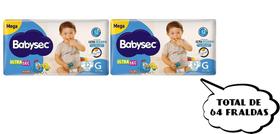 Fraldas Galinha Pintadinha Ultrasec -G - (2 pacotes-32 cada pacote) total de 64 fraldas - BARATO