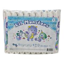 Fraldas Geriátricas Rearz Lil Monsters X-Large 11000ml Pacote com 10