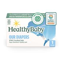 Fraldas HealthyBaby EWG Verified - Tamanho 1 - Segurança e Conforto