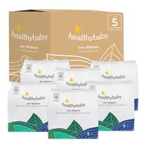Fraldas Healthybaby Tamanho 5 Pacote com 132 Unidades Algodão Orgânico