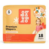 Fraldas Hello Bello Premium, tamanho 5, proteção contra vazamentos de 18 quilates