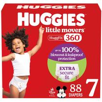 Fraldas Huggies Little Movers HuggFit 360 Tamanho 7 (19+kg) x88 Fraldas Huggies Little Movers HuggFit 360 Tamanho 7 (19+kg) x88