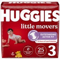 Fraldas Huggies Little Movers Tamanho 3 (7-13 kg) 25 unidades Fraldas Huggies Little Movers Tamanho 3 (7-13 kg) 25 unidades