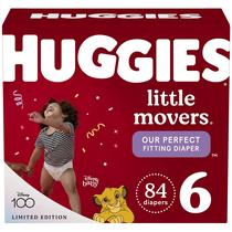 Fraldas Huggies Little Movers Tamanho 6 (16+kg) - Pacote com 84 Unidades