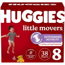 Fraldas Huggies Little Movers Tamanho 8 (21+ kg) 38 unidades Fraldas Huggies Little Movers Tamanho 8 (21+ kg) 38 unidades
