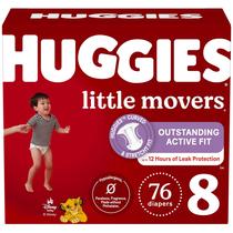 Fraldas HUGGIES Little Movers Tamanho 8 (21+ kg), 76 unidades Fraldas HUGGIES Little Movers Tamanho 8 (21+ kg), 76 unidades