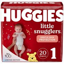 Fraldas Huggies Little Snugglers tamanho 1, 20 unidades