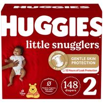 Fraldas HUGGIES Little Snugglers tamanho 2 (5-8 kg) 148 unidades Fraldas HUGGIES Little Snugglers tamanho 2 (5-8 kg) 148 unidades