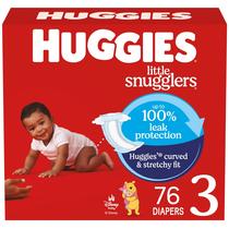 Fraldas HUGGIES Little Snugglers tamanho 3 (7-13 kg), 76 unidades Fraldas HUGGIES Little Snugglers tamanho 3 (7-13 kg), 76 unidades