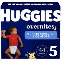 Fraldas Huggies Noturnas Tamanho 5+ - 44 unidades